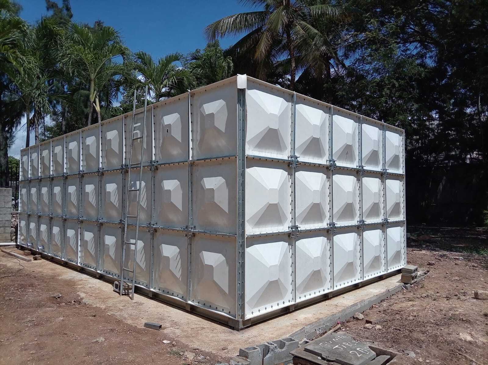 TankSmith FRP tank — completed installation